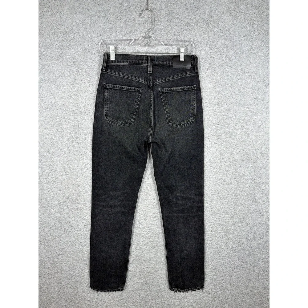 Citizens of Humanity Daphne Jeans Womens 27x28 Black Straight Raw Hem‎ High Rise